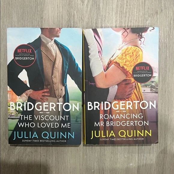 Bridgerton Paperback Books Set of Two: Books 1 & 2 - Picture 1 of 3